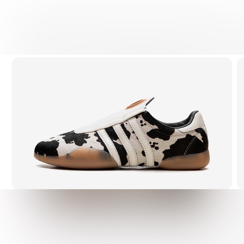 Adidas Real Cow Print low profile sneakers NWT